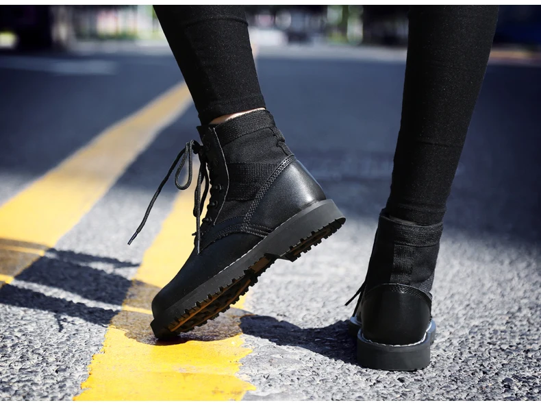 Мужские кожаные ботинки в британском стиле; Zapatos De Hombre; зимние винтажные ботильоны; унисекс; botas hombre; Высококачественная безопасная обувь; Размеры 35-46