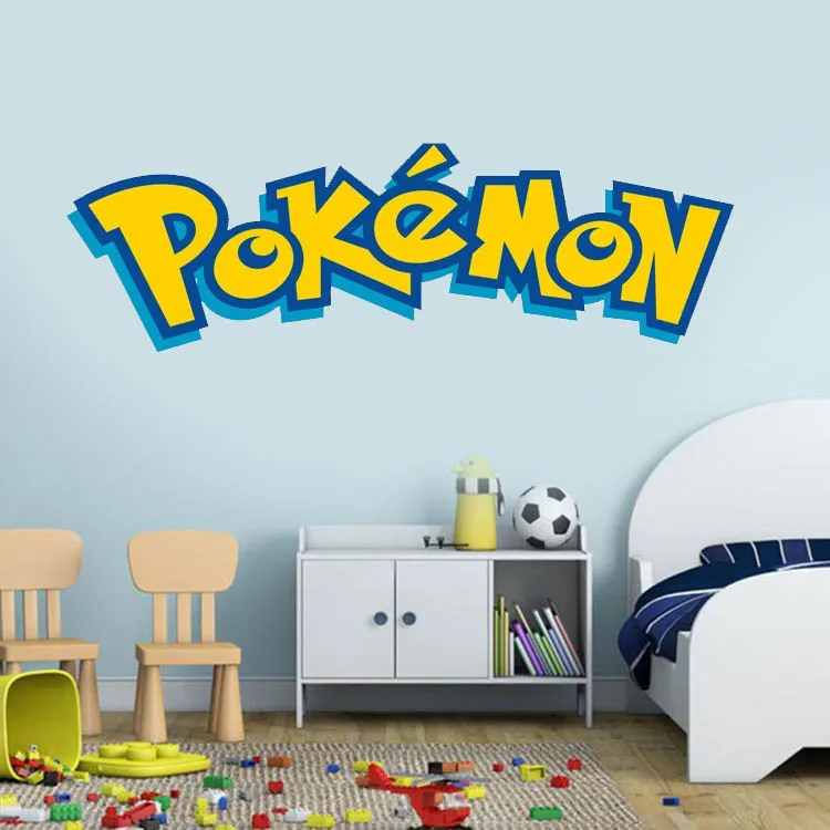 

New Pokemon Wall Art Sticker Mural Decals Living Room Decor DIY Vinyl Removable