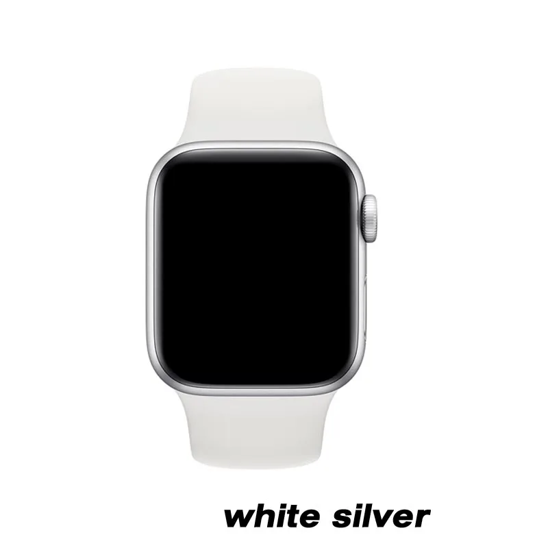 silver Greentiger IWO 12 Bluetooth Смарт часы сердечный ритм ЭКГ+ PPG 30 граней 40 мм 44 мм Беспроводная зарядка 1:1 серия 5 часы 5 Функция MP3 - Цвет: silver