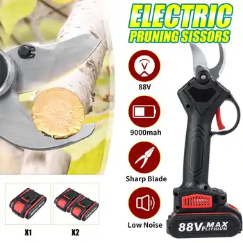 

88V Cordless Pruner Lithium-ion Pruning Shear Efficient Fruit Tree Bonsai Pruning Electric Tree Branches Cutter Landscaping