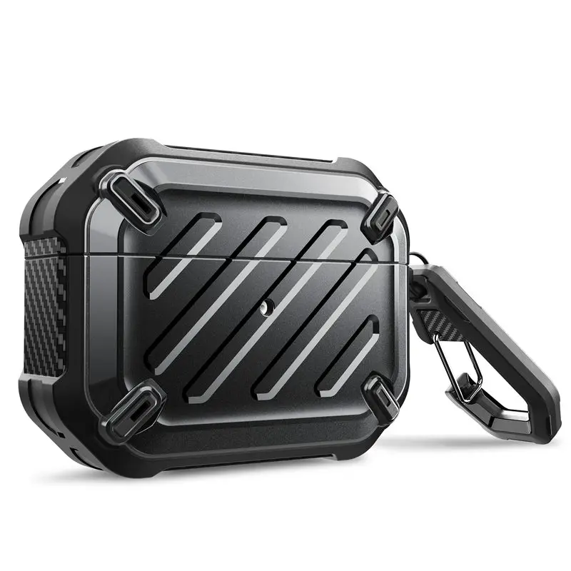 Supcase-ub Pro Case para Airpods Pro Corpo Inteiro Capa Protetora Robusta Mosquetão para Apple2023