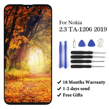 

For Nokia 2.3 TA-1206 2019 lcd screen 6.2 inch test before send no dead pixel assembly replacement For Nokia 2.3 LCD