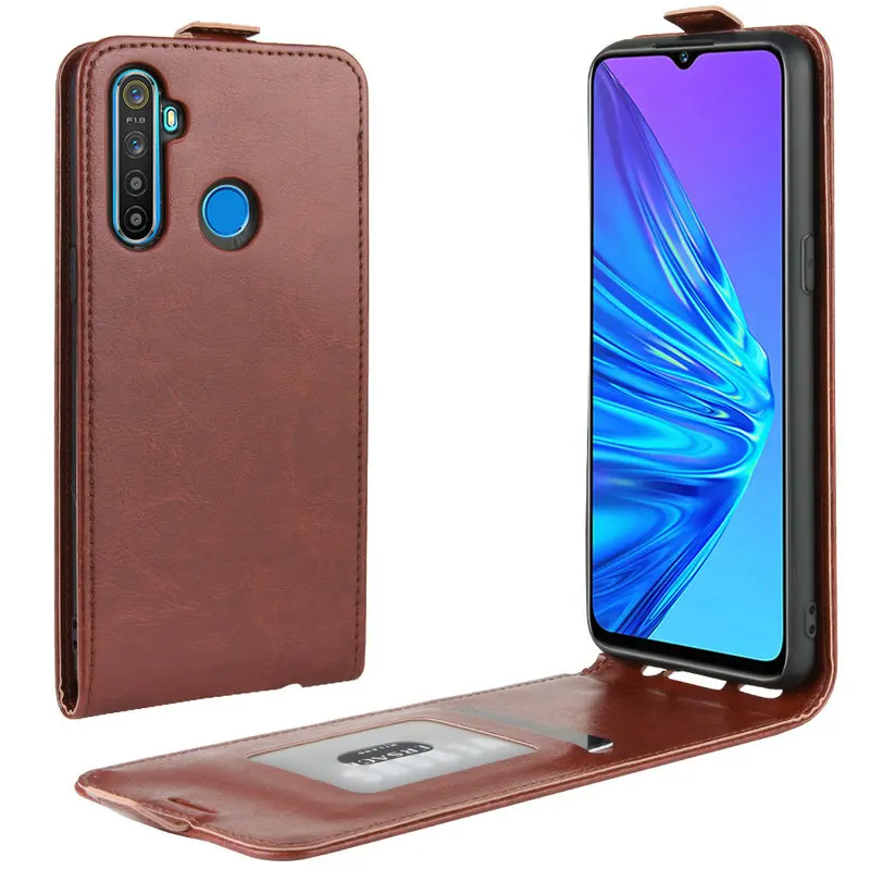 Для Oppo Realme 5 RMX1911 ретро кожаный чехол для Pro RMX1971 кошелек Флип s coque fundas | Мобильные