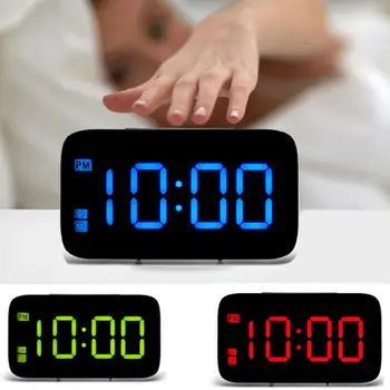 

2020 New LED Alarm Clock Voice-Activated Creative Alarm Clock Both Batteries and Mains Operated