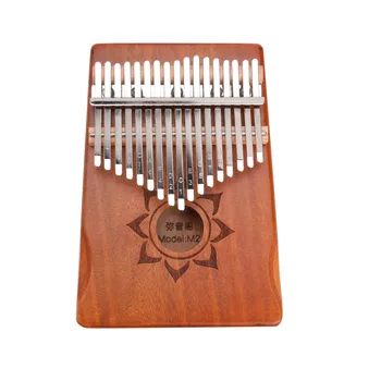 

Wood Kalimba Mahogany Instrument Finger Percussion with Tuning Thumb Piano Musical Tool for Music Lover Accessories