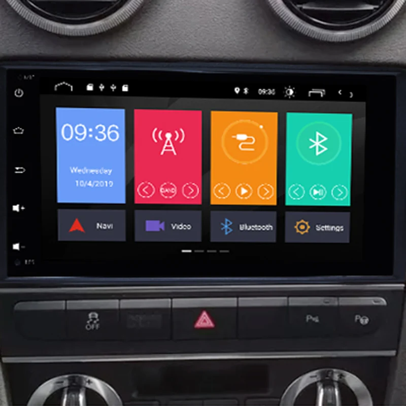  IPS DSP 2Din Android 9 Auto Multimedia-Player Kopf Einheit für Audi A3 8P S3 2003-2012 RS3 Sportbac