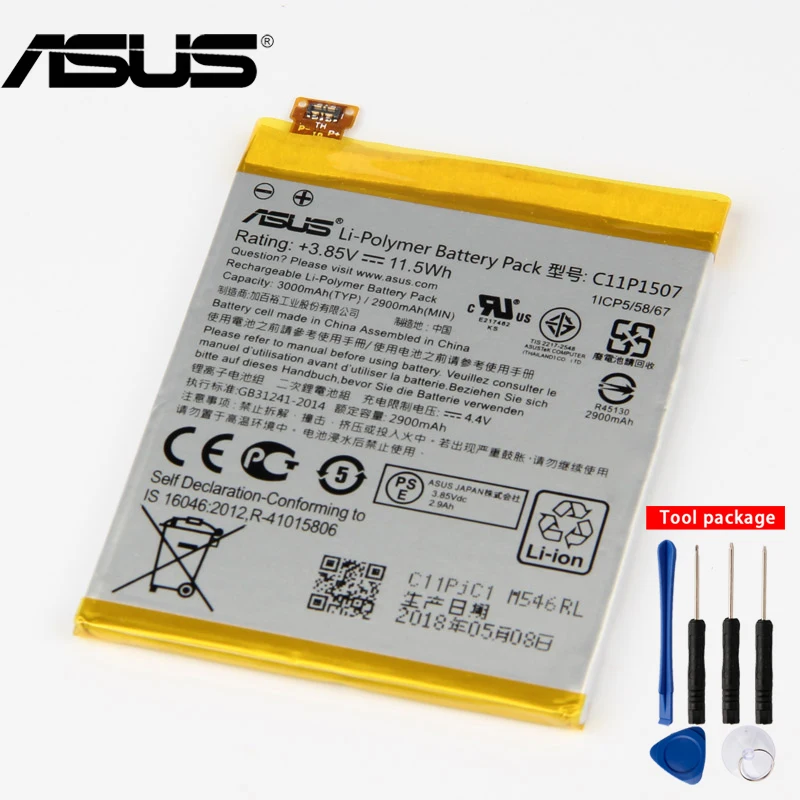 

Original ASUS High Capacity C11P1507 Battery For ASUS ZenFone Zoom ZX551 ZX550 ZX551ML Z00XSB