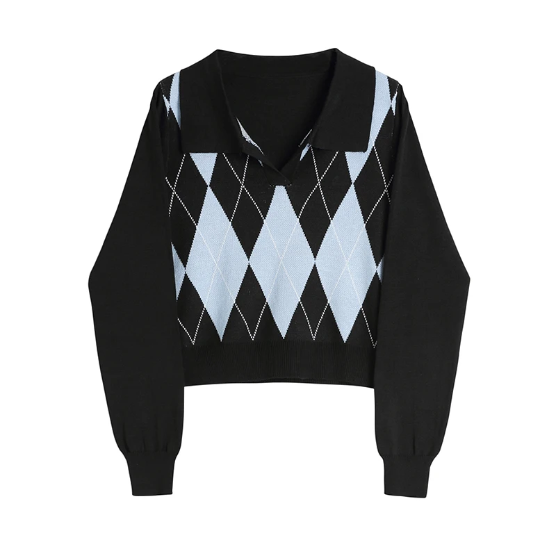 argyle sweater womens