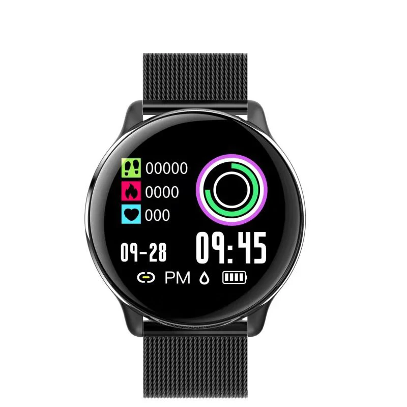 

Smart Watch Men Women Sports Smartwatch Android IOS Fitness Tracker Blood Pressure Monitor Steel Wristband Smart Clock for Times