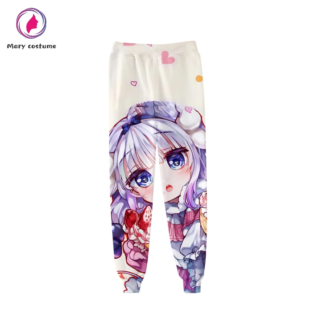 Miss Kobayashi's Dragon Maid Pantalon Femme спортивные узкие брюки высокого качества модные популярные трендовые удобные повседневные брюки
