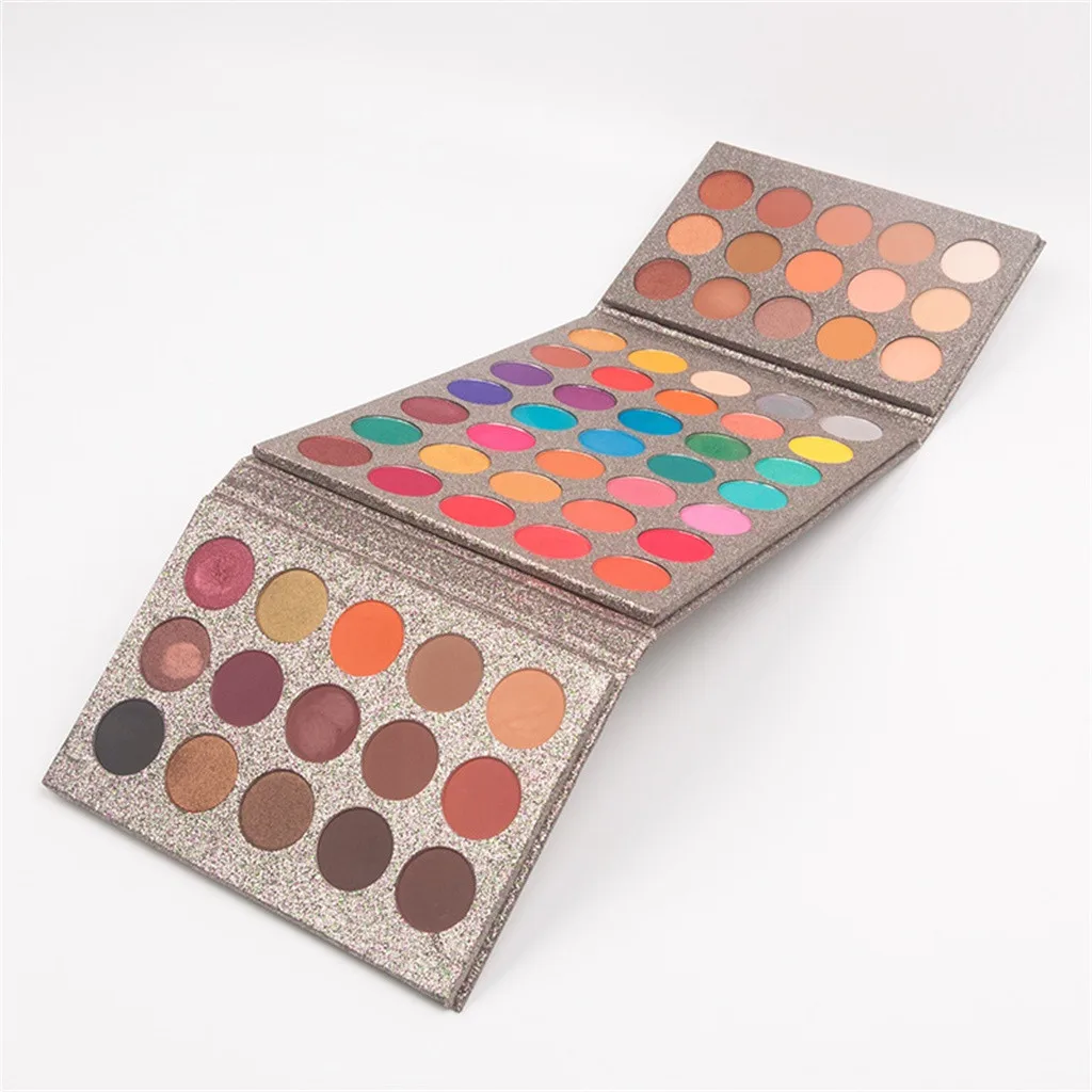 Portable 65 Colors Eye Shadow Highlight Face Eyeshadow Highlighter Powder paleta de sombra pallete paletas de sombras nuevas