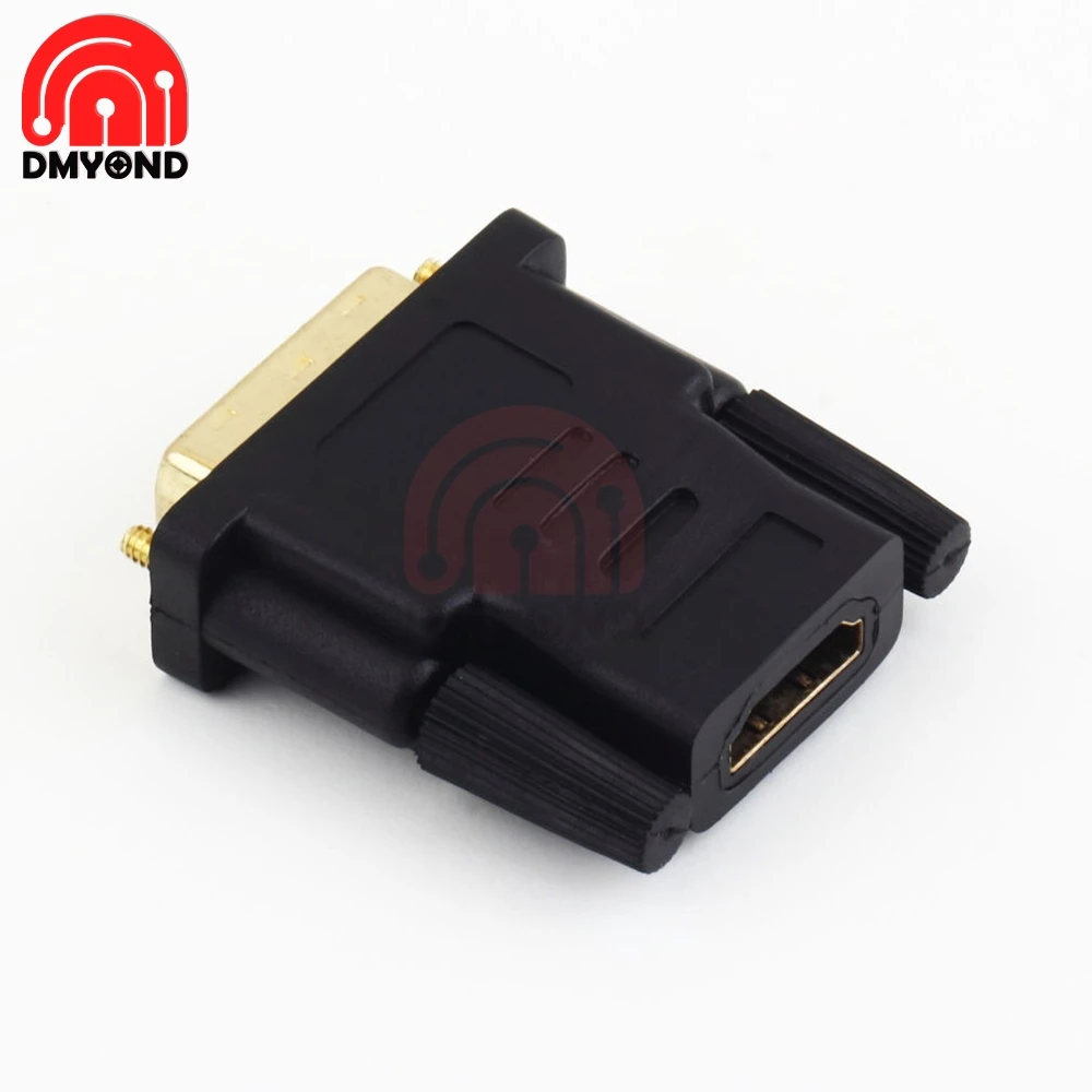 1080P DVI 24+1 To HDMI Adapter Cables 24k Gold Plated Plug Male To Female HDMI To DVI Cable Converter For HDTV Projector Monitor