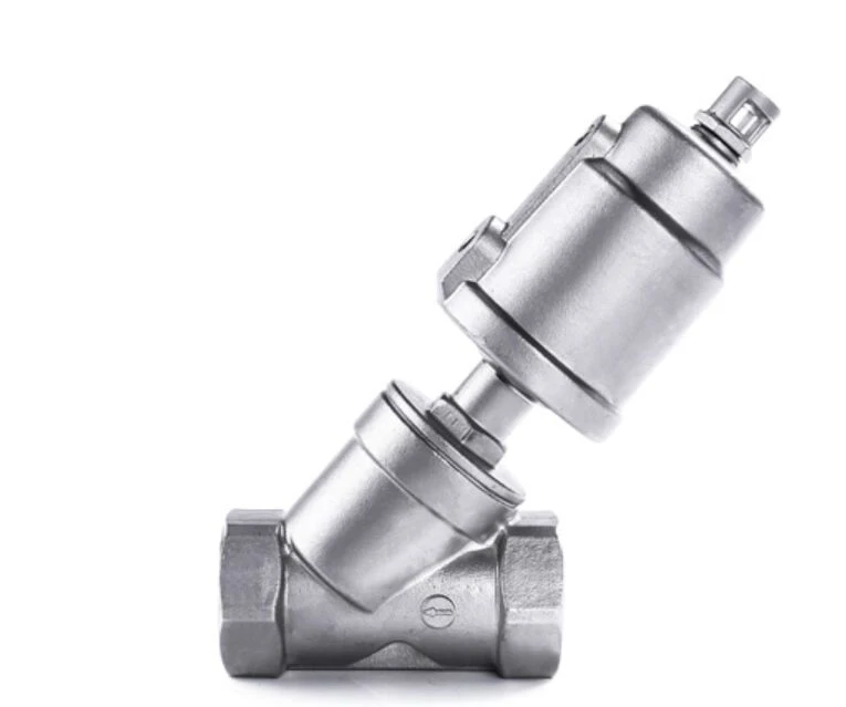 Angle Seat Piston Valve Stainless Steel High Temperature Steam Threaded Angle Seat Valve - Цвет: B Type