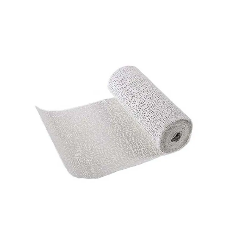 1 rollos 10x10 CM x 460 yeso médica vendas rollos de emergencia músculo vendaje transpirable No estimulación para fijación de fractura