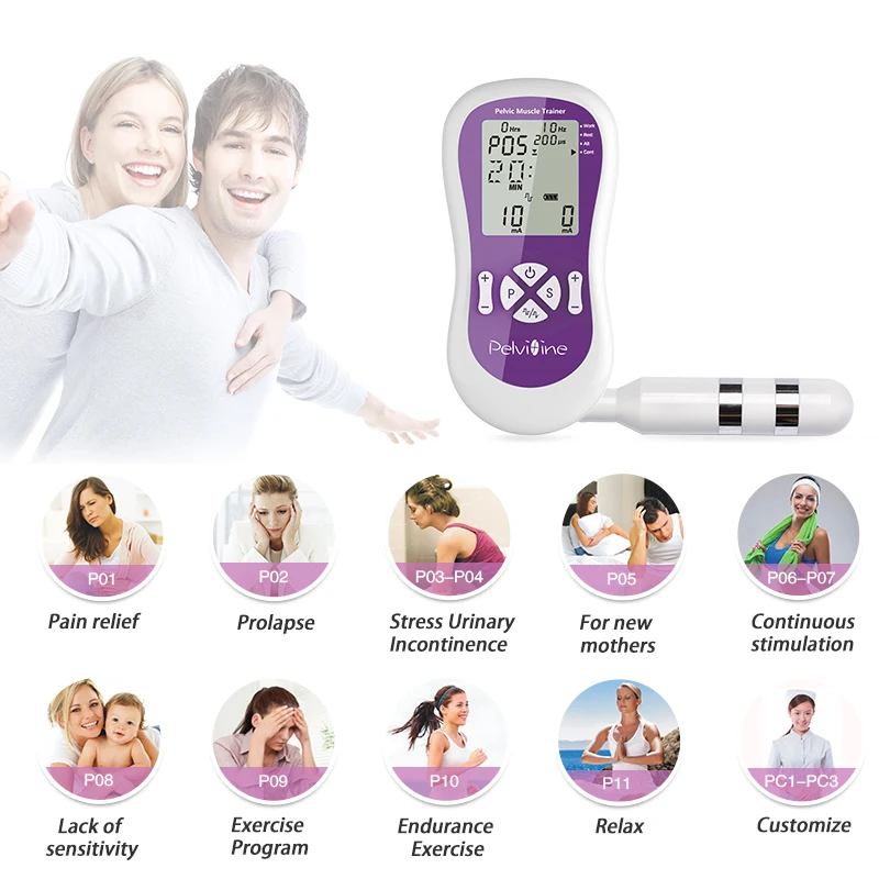Pelvifine FDA510k Кегеля упражнения тренер TENS EMS тазового пола мышц вагинальный массаж