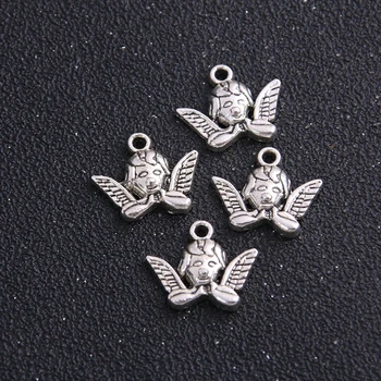 

16pieces 16*20mm Antique Bronze/Sliver Metal Alloy Angel Charms Jewelry Charms Pendants Fit Jewelry Making Charms diy