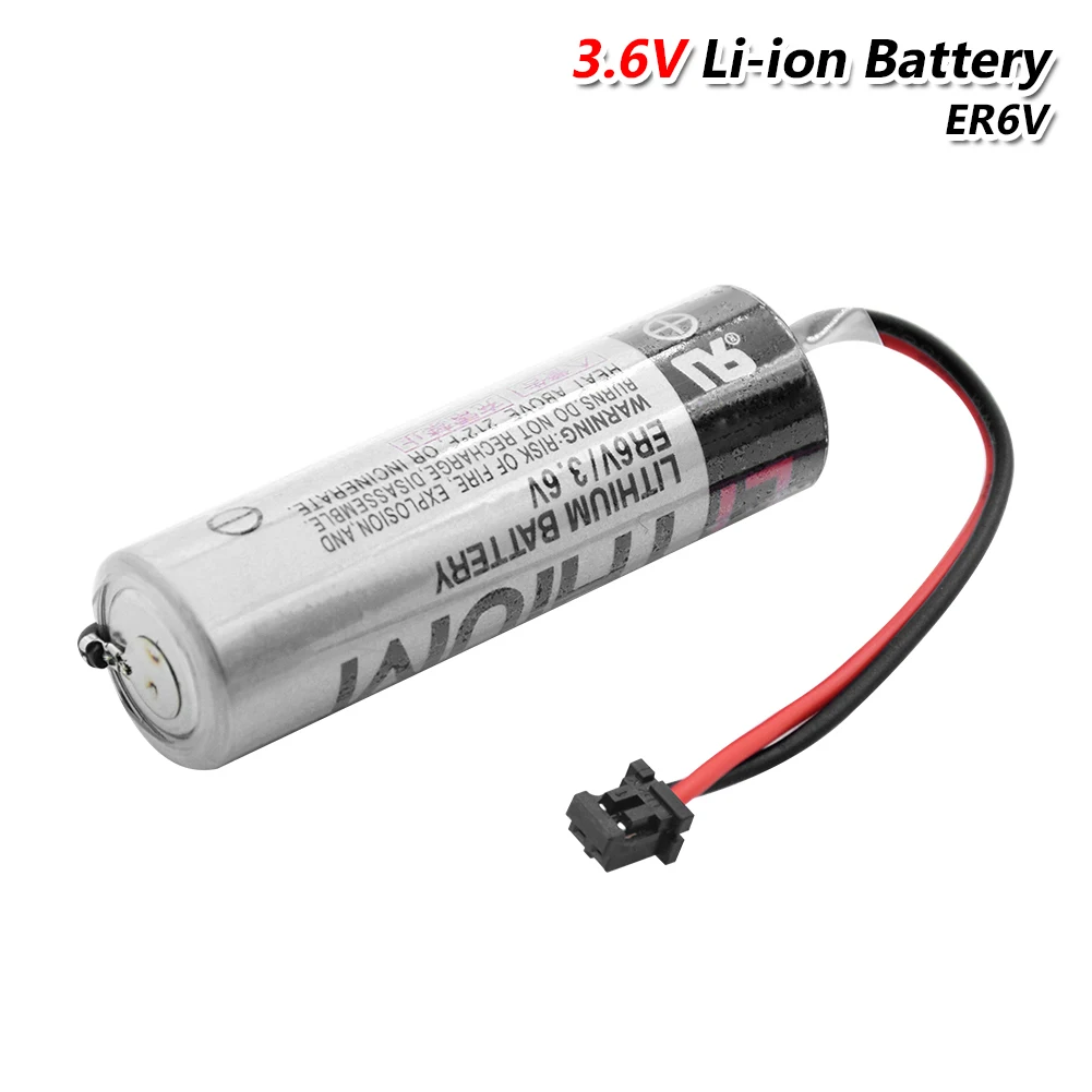 YCDC ER6V 2000mAh 3,6 V PLC аккумулятор для Toshiba CNC система PLC контроллер литий-ионные резервные батареи