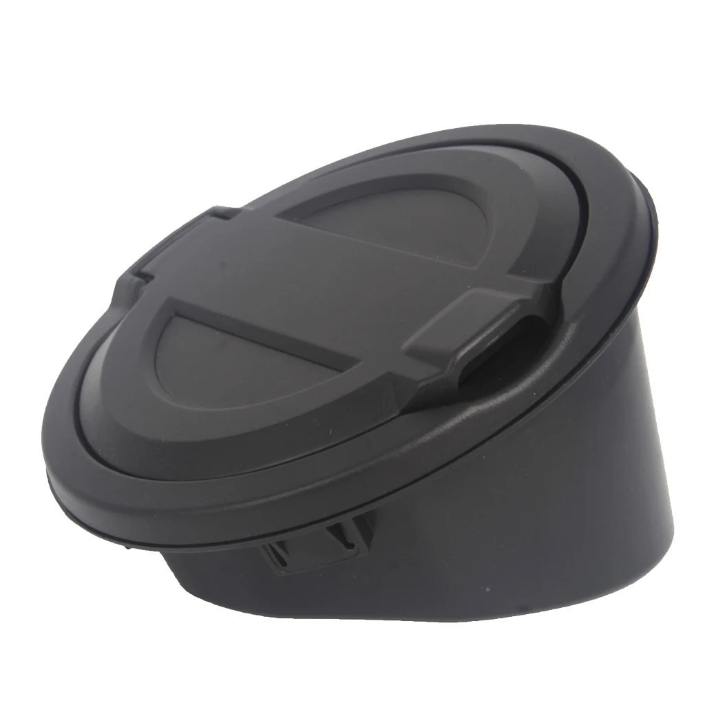 Aluminum Non-Locking Fuel/Gas Door Cover with Lock Assembly for 2007-2019 Jeep Wrangler JK