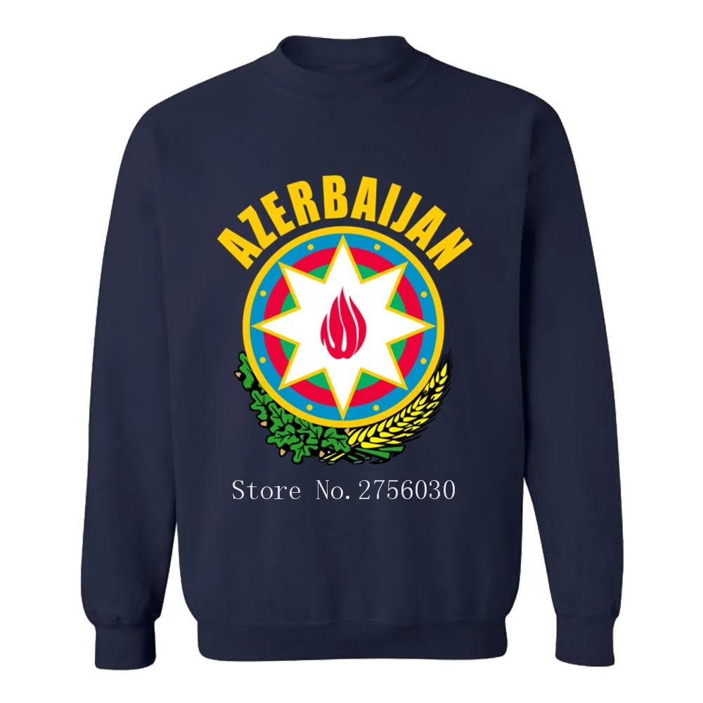 Азербайджан герб Для мужчин Толстовка модные мужские толстовки и свитшоты с