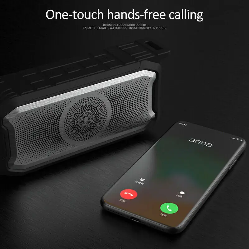 Портативный 5,0 Bluetooth динамик IPX7 водонепроницаемый TWS супер бас Bluetooth динамик