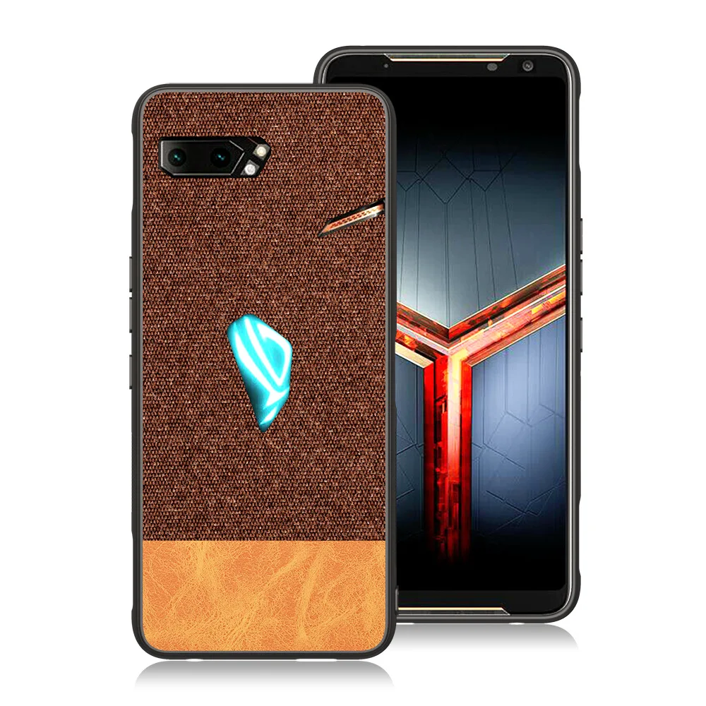 Чехол для телефона Asus ROG Phone2 zs660KL, тонкий мягкий ТПУ чехол для задней панели, Прошитый краями, чехол для Asus ROG Phone II zs660kl Coque