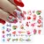 Harunouta 1 Лист Ногтей Наклейка Nail Art Украшения Летние Цветы Листья Бабочки Наклейки Передача Воды Слайдеры Украшения