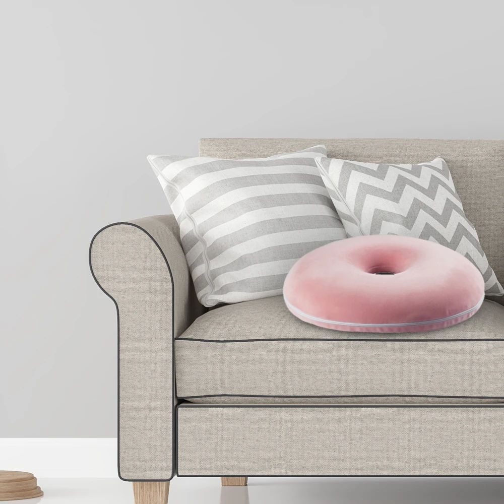 Пончик подушка Memory Foam круглая подушка для сиденья мягкие подушки круглые декоративные одноцветные домашние офисные портативные диванные подушки