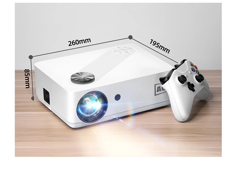 AUN AKEY8 LED Projector 4K Video Projector Android 9 Home Theater MINI TV Beamer Beam Projector for Home Cinema Mobile PS5 TVBOX