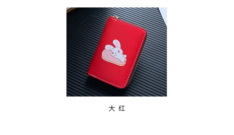 APP BLOG милый кролик для женщин и девушек держатель для карт Обложка для паспорта Кредитные ID банковские карты кошелек Чехол водительские права Сумки Портмоне