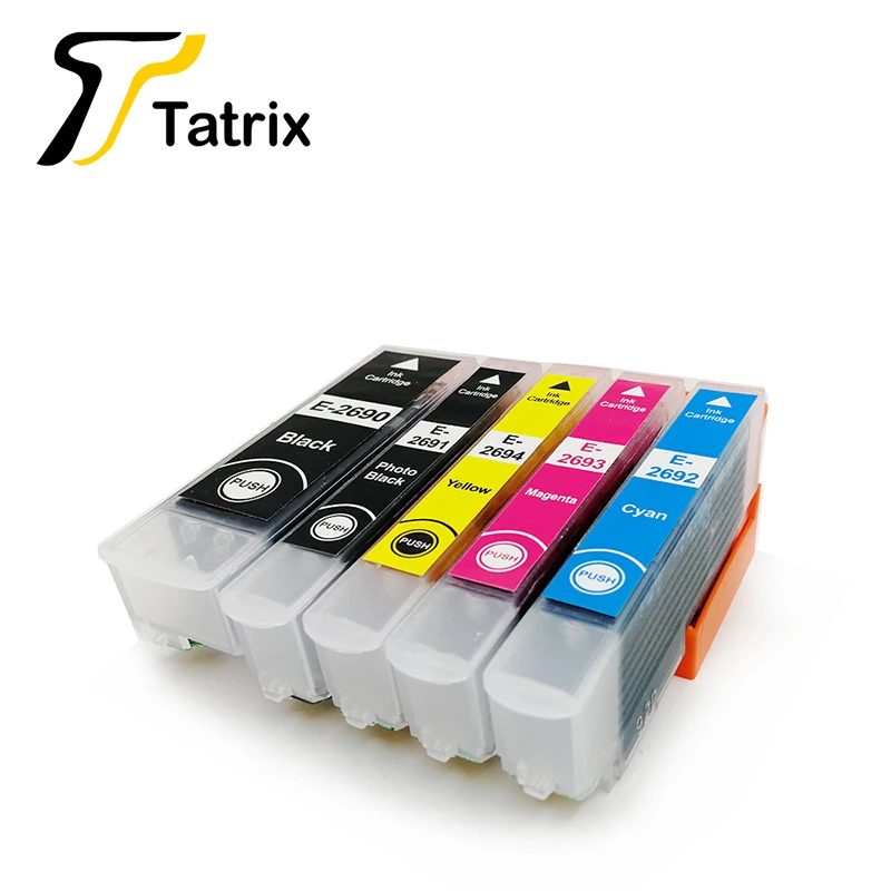 Татрикс для Epson 5PK T2690-T2694 чернильный картридж для Epson Expression PREMIUM XP-702 XP-802 принтера