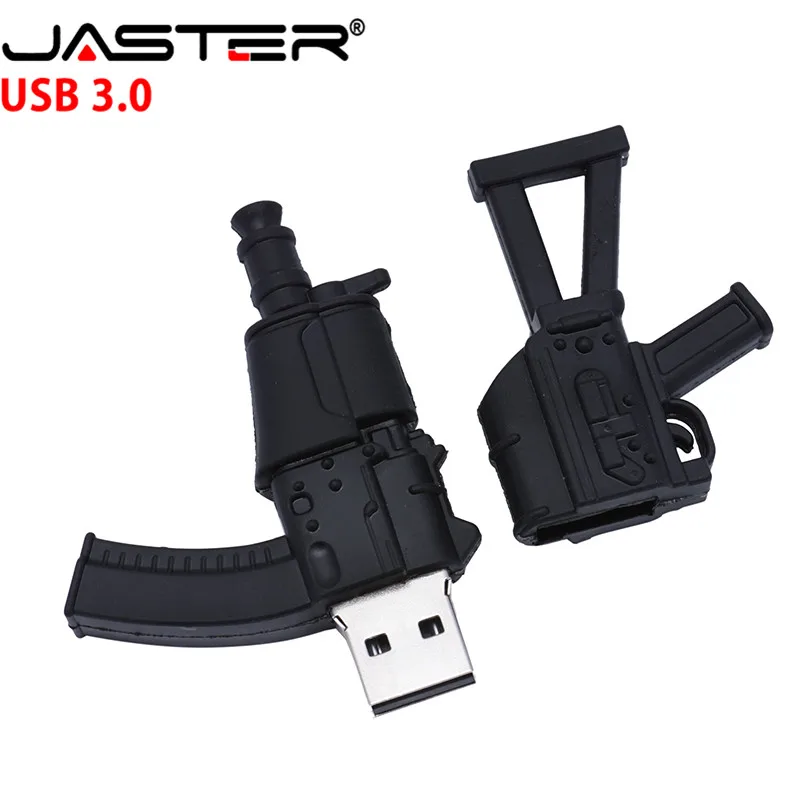 JASTER 3 0 submachine gun usb флэш накопитель Флешка 4G 8G 16G 32G пистолет ak47 мультяшный флешки|USB