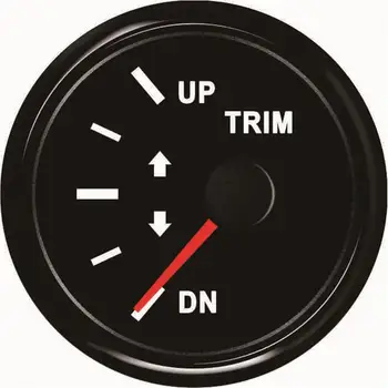 

1pc 52mm Trim Gauges Modification 0-190ohm Input Signal Trim Meters Up to Down 9-32vdc Balance Gauges for Car Truck Boat