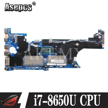 

Laptop motherboard For LENOVO Thinkpad T580 Core SR3L8 i7-8650U Mainboard 01YR258 17812-1