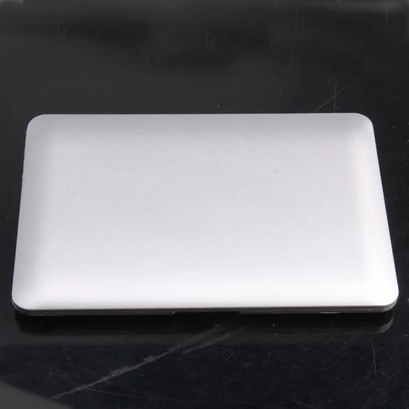 Новинка зеркальная книга Air Mini Novel Makeup Mirrorbook MacBook Air Shaped Cosmetic Pocket Compact(серебристый) CUN 668