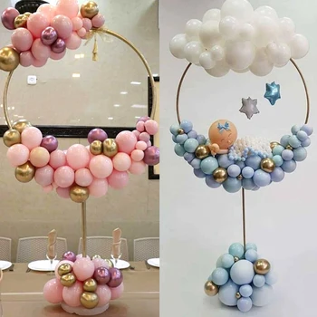 

Balloon Arch Round Balloons Ring Stand Balloons Round Hoop Holder For Wedding Decoration Baby Shower Kids Birthday Party Decor