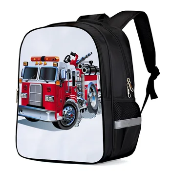 

Cartoon Fire Truck Backpack Children School Bags Toddler Backpack Boys Girls Primary Kindergarten