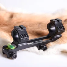 Accurate Bubble Level Scope Mount One Piece Double Rings Mount Fits 25.4/30mm Diameter Picatinny Rails Tactical Sights Mounts