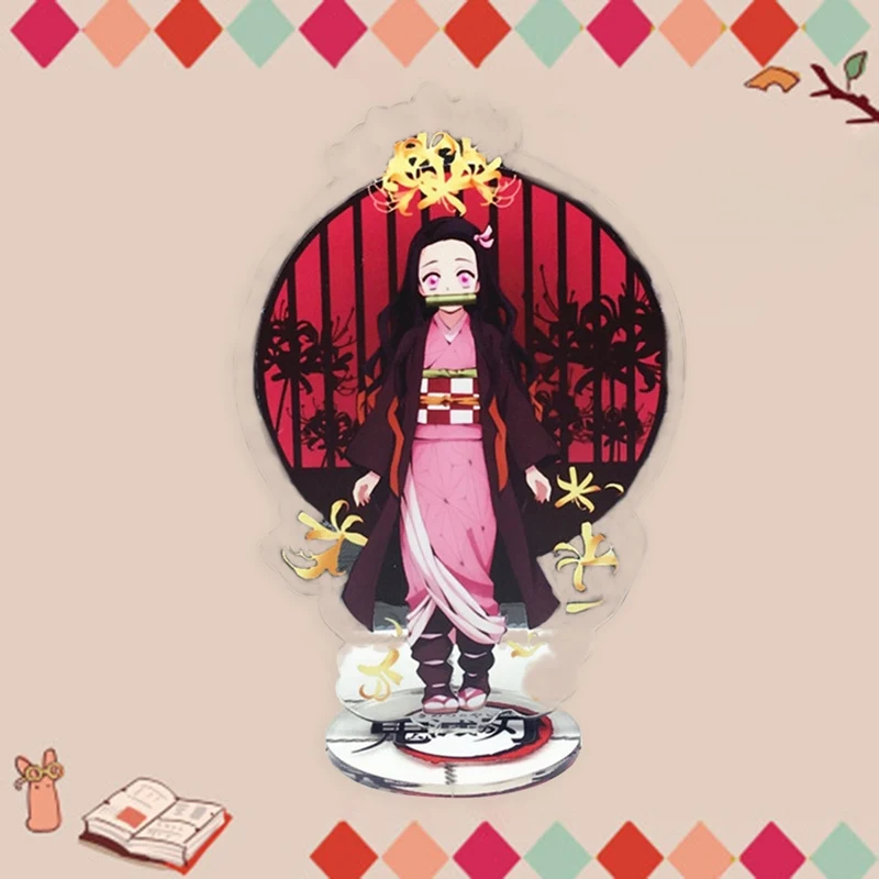 Аниме Demon Slayer: Kimetsu No Yaiba Kamado Tanjirou Nezuko Kochou Shinobu Косплей акриловая подвеска