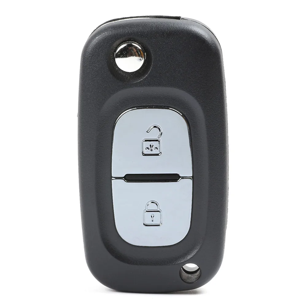 KEYECU 434 МГц PCF7961 чип флип 2 кнопки дистанционного автомобиля брелок для Renault Clio 3 Megane 3 Scenic 3 Fluence Twingo модуль