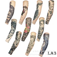 Нарукавник с татуировкой рукава татуировки руки, чтобы покрыть большой цветок руки открытый солнцезащитный козырек Защита от солнца путешествия УФ-защита езда Overslee