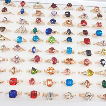 

36 Pcs/lot classical fashion women men crystal style design ring lot jewelry ring wholesale 200728-69