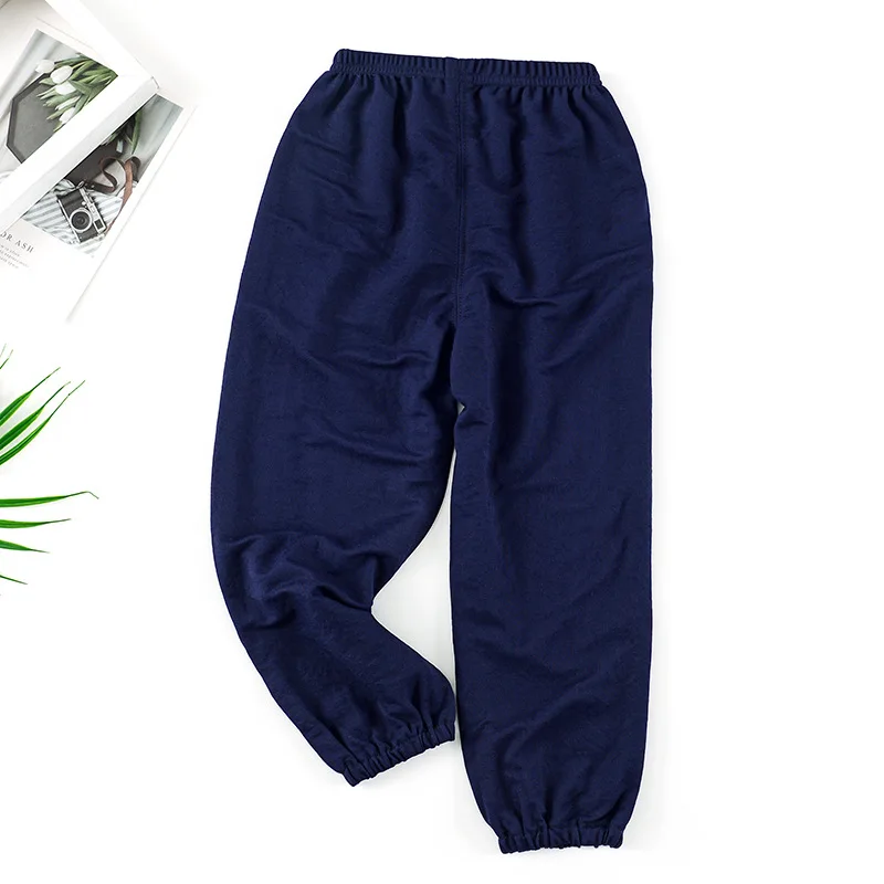 Summer New Style Crawler Ultra-Thin Linen And Cotton Men And Women Children Anti Mosquito Pants Children Side Parallel Bars Casu