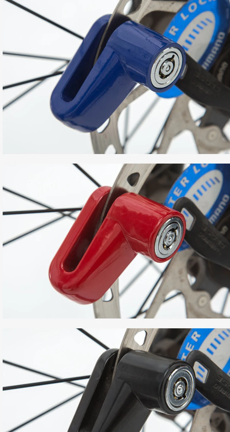 Лидер продаж Противоугонный диск тормозной замок поворотный для скутера велосипед SafetyLock велосипедный мотоцикл безопасный замок Прямая
