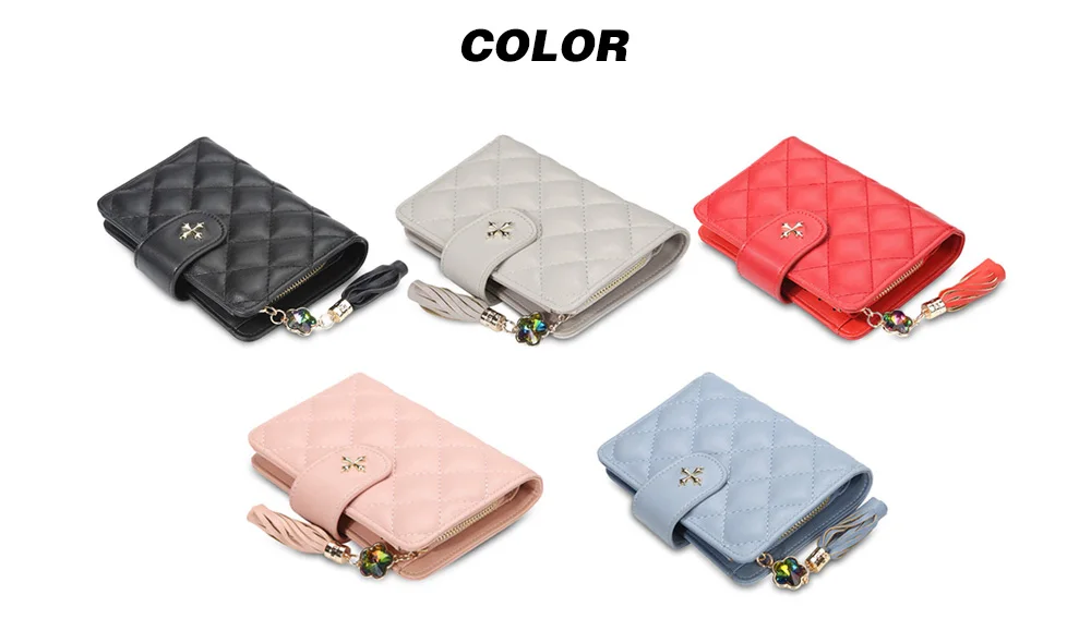HaoYun/Модные женские кошельки на молнии из искусственной кожи Kawaii Мини-кисточка для девочек, с карманами для монет, мини-сумка для путешествий