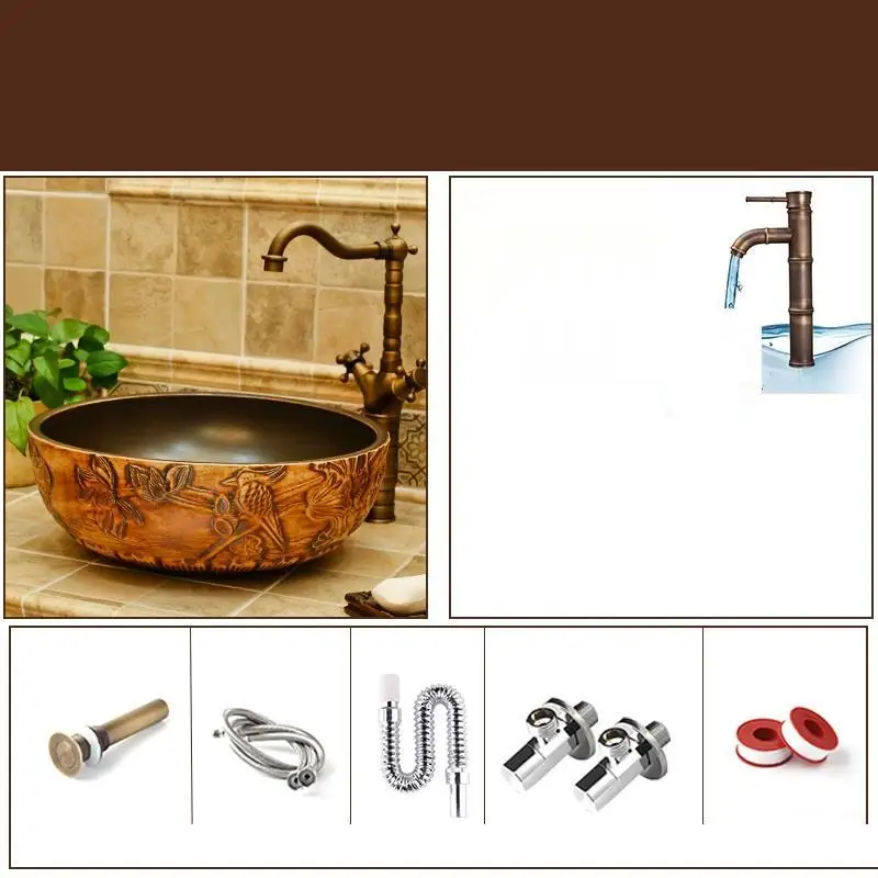 Version B Para Evier Баньо Da Appoggio Bassin черный Lavandino Salle De Bain Wastafel Bagno бассейна умывальник поо Banheiro раковина умывальника - Цвет: Version B
