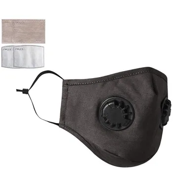 

1 Pc Face Mask Unisex Outdoor Non-woven Fabric Dust Proof Pollution Pm2.5 Mouth-muffle With 2/4 Pcs Filters Mascarar Mascarillas