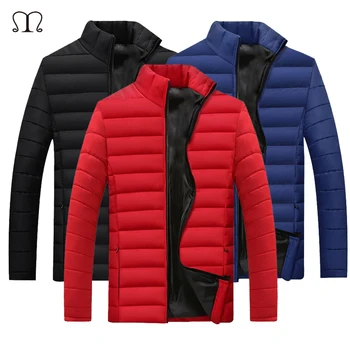 

Jacket Men 2019 Winter Casual Outwear Slim Fit Parka Male Autumn Warm Windbreaker Quilted Jackets Fashion Overcoats Plus Size
