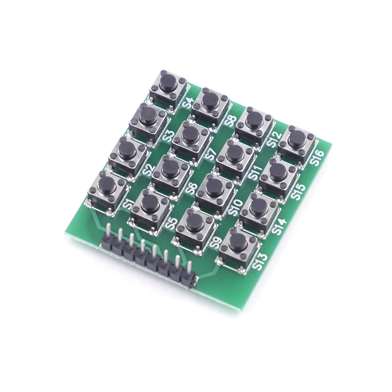 8pin 4x4 4*4 Матрица 16 клавиш клавиатура макет модуль микроконтроллер для Arduino Diy Kit