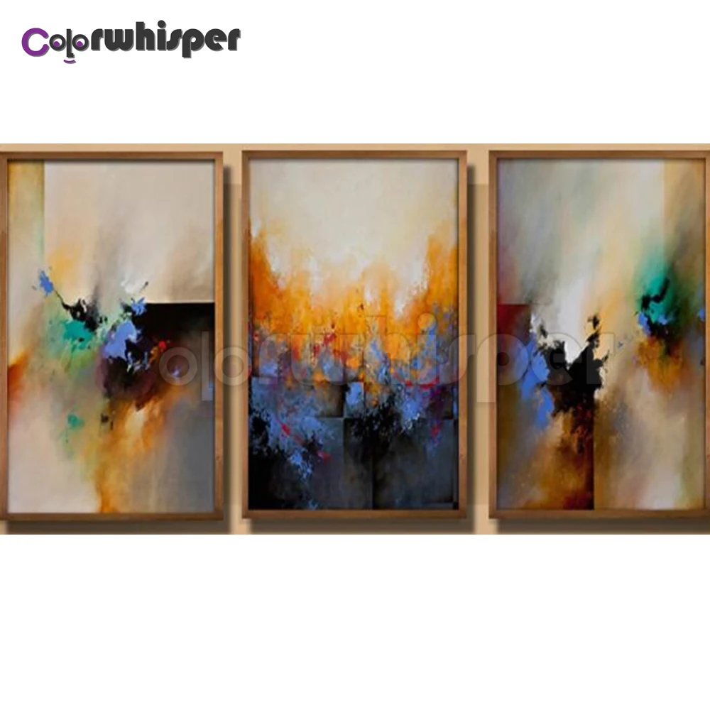 

3PCS Diamond Painting 5D Full Square/Round Drill Abstract Daimond Embroidery Painting Cross Stitch Mosaic Picture Wall Art Z1189