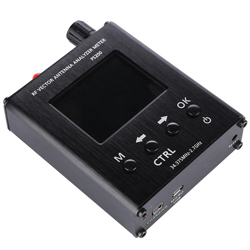 New PS100 137.5MHz 2.7GHZ PS200 34.375MHz 2.7GHZ UV RF Vector Impedance ANT SWR Antenna Analyzer N1201SA 2